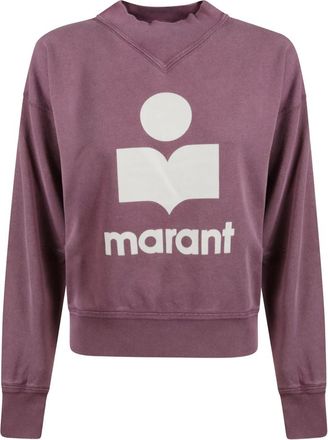 Isabel Marant Hoodies & sweatvesten, Dames, Paars, S, Isabel Marant Etoile Sweaters