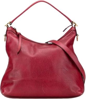 Gucci Pre-owned Shoulder Bags, female, Red, Size: ONE SIZE Pre-owned Vintage Shoulder Bag