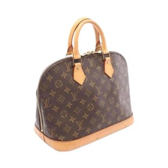 Louis Vuitton Pre-owned Handbags, female, Brown, Size: ONE SIZE Pre-owned Canvas Handbag