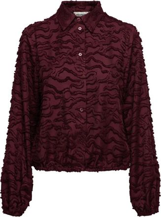 &Co Woman Wendelien Blouse - Dames - Overhemden - Rood - S - Polyester - Overhemden