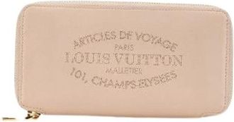 Louis Vuitton Pre-owned Stoffen Portemonnee - Dames - Vintage Accessoires - Beige - ONE Size - Vintage