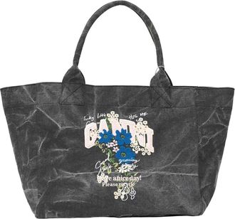 Ganni Tote Bag - Dames - Shoppers - Zwart - ONE Size - Tassen