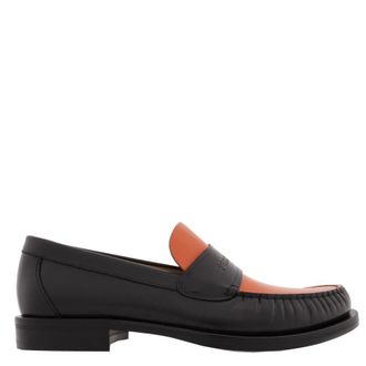Ferragamo Fort Signature Leather Loafers, Size 9 EE