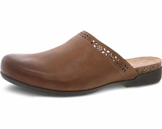 Dansko Womens Robbie Slip-On Mules In Tan