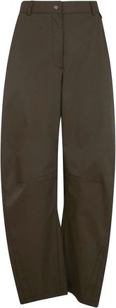 Herno Wide Broeken - Dames - Wijde Broeken - Groen - 2XL - Broeken