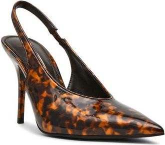 Steve Madden Andromeda Slingback Pumps in Tortoise Patent at Nordstrom, Size 7.5