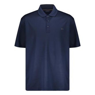 Paul & Shark Polo met korte mouwen - Heren - Tops - Blauw - Maat: 2XL Katoen