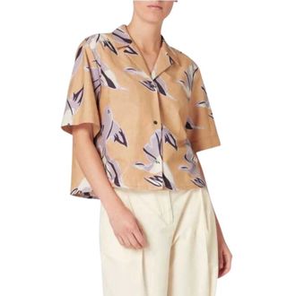 Paul Smith Chemisette Fish Print - female - Paul Smith - Shirts - Multicolor - 2XL - Blouses & Shirts