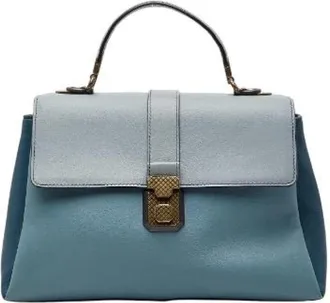 Bottega Veneta Pre-owned Handbags, female, Blue, Size: ONE SIZE Pre-owned Vintage Handbag