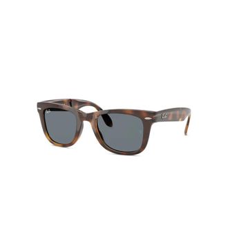 Ray-Ban Folding Wayfarer Zonnebrillen - Heren - Zonnebrillen - Bruin - 50 MM - Nylon - Accessoires