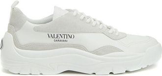 Valentino Garavani White Leather Low Top Mens Sneakers