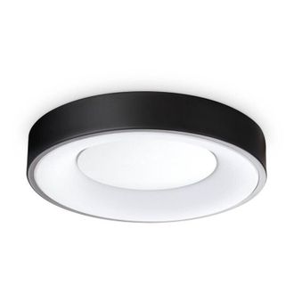Ideal Lux Ideal Lux - Plafoniera Contemporanea Planet Metallo Nero Led Integrato 17W 3000K Ip20
