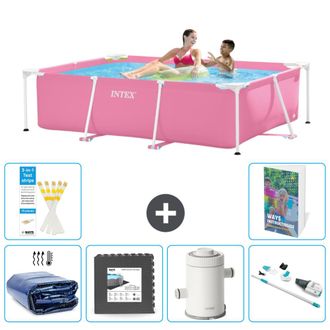 Intex Piscina Con Estructura Rectangular - 220x150x60 Cm - 7-piezas S141