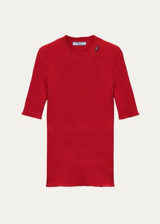 Prada Ribbed Wool Sweater