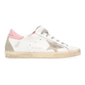 Golden Goose Sneakers, female, White, Size: 7 US Super-Star Low-Top Sneakers