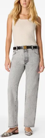 Missoni Womens Straight-Leg Jeans Black Cotton
