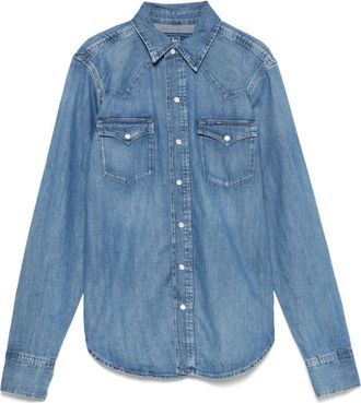Polo Ralph Lauren Denim Overhemd - Dames - Spijkeroverhemden - Blauw - M - Denim - Overhemden