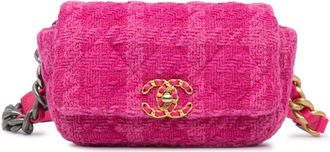 Chanel Marsupio Tweed 19 2019 - Rosa