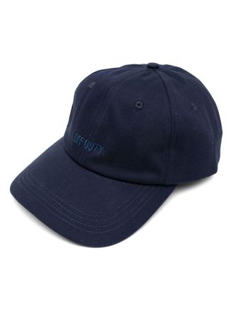 Off Duty Neith cap - men - Cotton - One Size - Blue