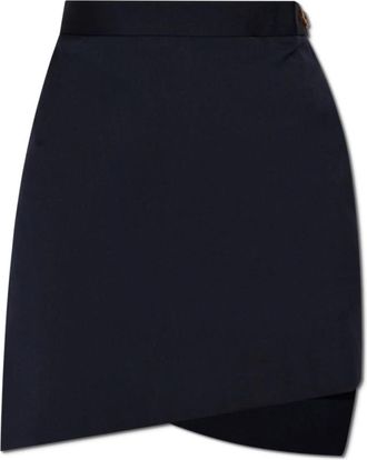 Vivienne Westwood Wollen rok - Dames - Korte rokken - Blauw - M - Wol - Rokken