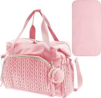 Generic Large Capacity Diaper Bag - Shoulder Travel Carrier, Reusable Organizer, Pacifier Case Holder | Home Travel Hospital Scenario for Kids Supplies Labor 