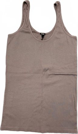 Monrow Womens Classic Layer Tank In Bark