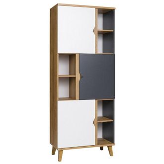 Mirjan24 Mobilier1 - Estanter&iacute;a Etrmoru 129, Con Puertas, Aglomerado Laminado, N&uacute;mero De Puertas: 0, N&uacute;mero De Cajones: 0, 200x80x40cm