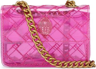 Kurt Geiger Micro Kensington Vinyl Crossbody Bag in Bright Pink at Nordstrom