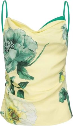 Pinko Stijlvolle Top met Viserbella Stijl - Dames - Tops zonder mouwen - Veelkleurig - S - Tops