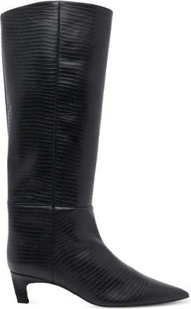 &Aacute;ngel Alarc&oacute;n Stivali a punta 50mm - Nero