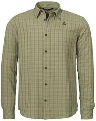 Sch&ouml;ffel Shirt met lange mouwen - Heren - Overhemden - Groen - Maat: 4XL