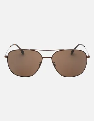 HUGO BOSS Mens Hugo Boss 1218 F Sk 01Ot 70 Brown Sunglasses - Size: ONE size