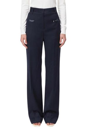Off-white Blue Straight Pant