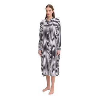 DKNY Dkny, Nachtkleding, Dames, Blauw, M, Polyester, Nachthemd
