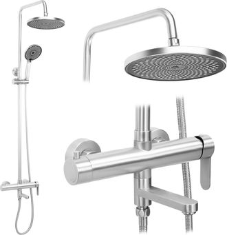 Rea Juego De Ducha Rea Arcos Brush Nickel