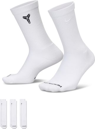 Nike Unisex Everyday Elevated Kobe Crew Socks (3 Pairs) in Multicolor | IM7652-901