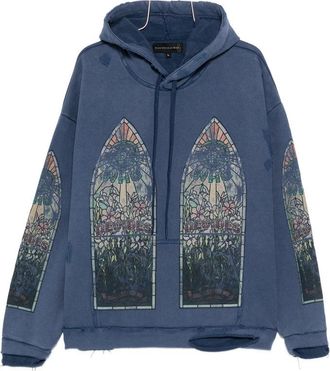 Who Decides War by Ev Bravado Felpe Blu-Uomo