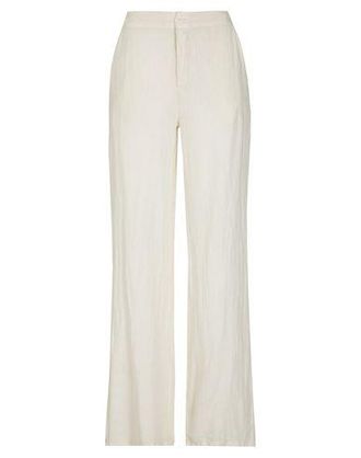 8 by YOOX LINEN HIGH-WAIST WIDE LEG PANTS
