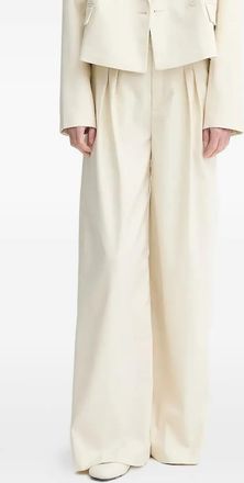 Gestuz Pantaloni a gamba ampia con pieghe - Toni neutri
