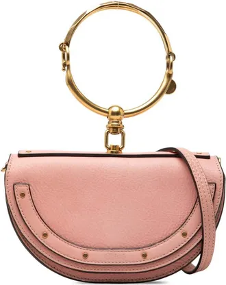 Chlo&eacute; Pre-owned Chloe Small Leather Nile Bracelet Minaudiere Ladies RXBHPE9GUP5GSOID