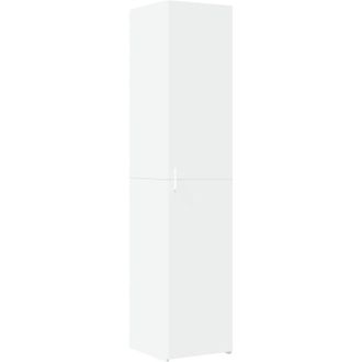 vidaXL Credenza Bianca 40x42,5x185 cm in Legno Multistrato - Vidaxl