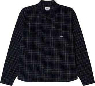 Obey Hombre, Camisas, Azul, Talla: M