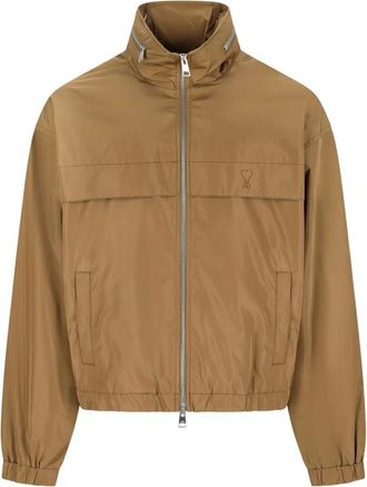 Ami Bronze Logo Windbreaker Jacket
