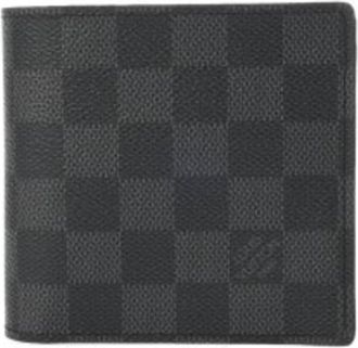 Louis Vuitton Damier Graphite Black Gray Damier Canvas Wallet (Bi-Fold) (Pre-Owned)
