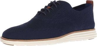 Cole Haan Mens Original Grand Wingtip Oxford Shoes In Navy