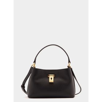 Bally Lock Me Minibag in Grained Leather in Black at Nordstrom