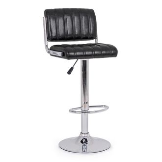 BIZZOTTO Set of 2 black Barclay bar stools