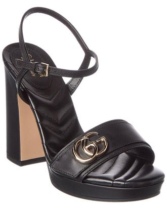 Gucci Dnu Inv Gucci Double G Leather Sandal
