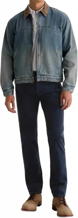 AG - Adriano Goldschmied Tellis Corduroy Modern Slim Jeans In Midnight Chateau