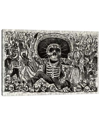 iCanvas Icanvas Skeletons - Calavera From Oaxaca Canvas Wall Art